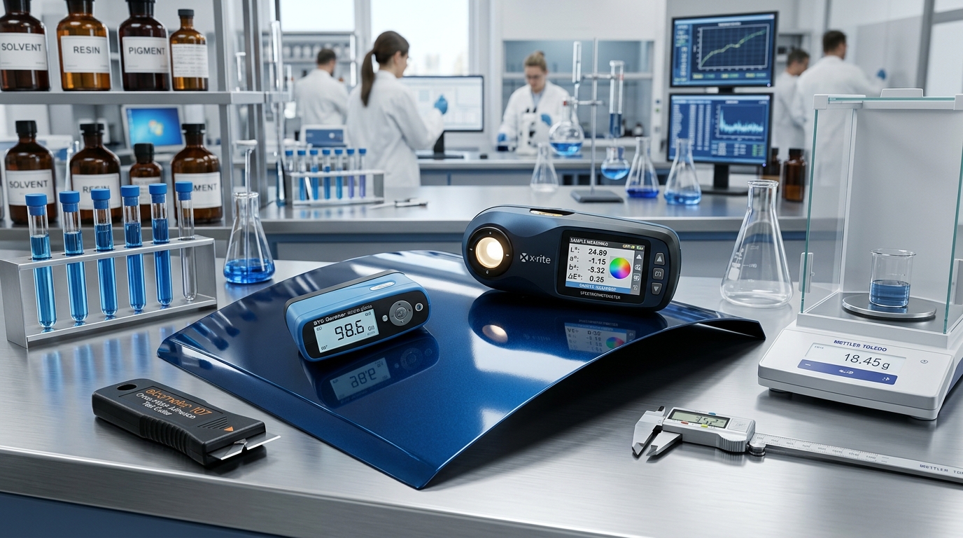 Espectrofotometría y ensayos de laboratorio de calidad CHAM